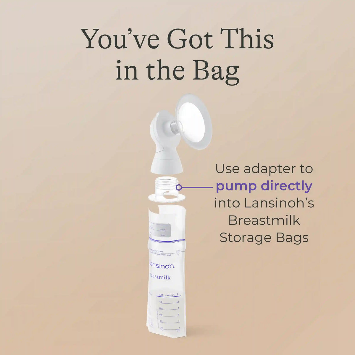 Adapter for Breastmilk Storage Bags